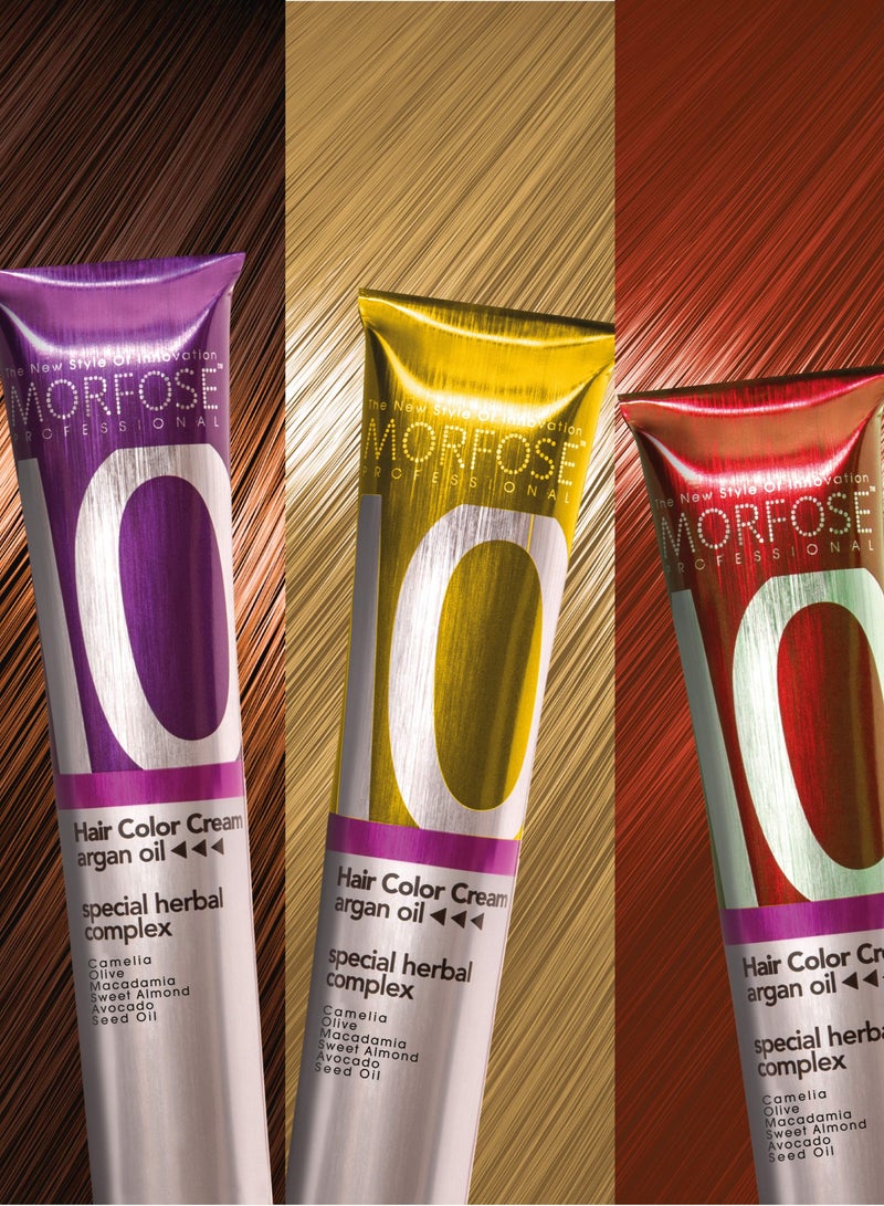 MORFOSE Morfose Hair Color Cream  (5.3 Light Golden Brown) with Argan Oil - Special Herbal Comple 100ml - Image 3
