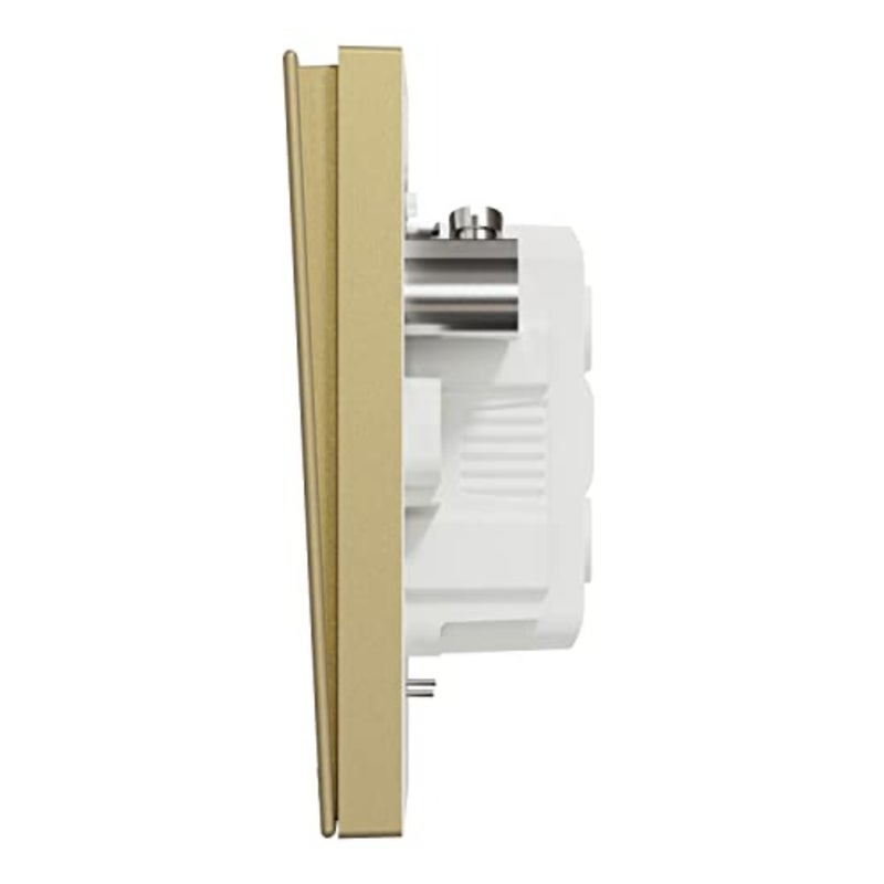 AvatarOn C، 1 عصابة، مفتاح مزدوج القطب، 45 A، ذهبي نبيذي، قطب مزدوج، E8731D45N_WG - Image 2
