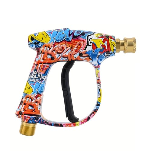 Bear Force High Pressure Washer Gun 3000 PSI Max, Power Washer Short Gun M22-14mm with 1/4 Inch Quick Connector, Compatible for Some of Greenworks for Karcher for Ryobi Homelite Pressure Washer - Image 1