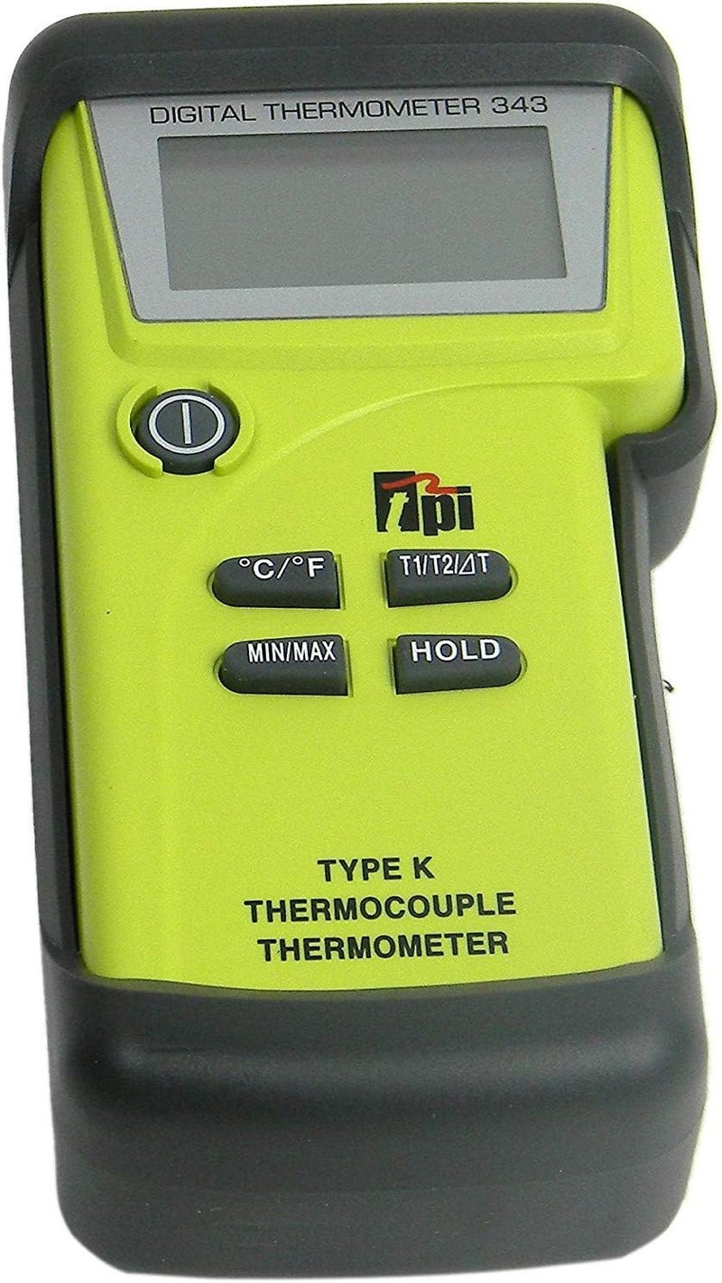 343/C1 Dual Input K-Type Thermocouple Thermometer with Field Calibration