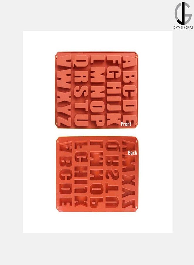 JoyGlobal Silicone Big A-Z Alphabets Chocolate Fondant Clay Marzipan Cake Decoration Mould (SOAP Weight Approx 30 Grams) - Image 4