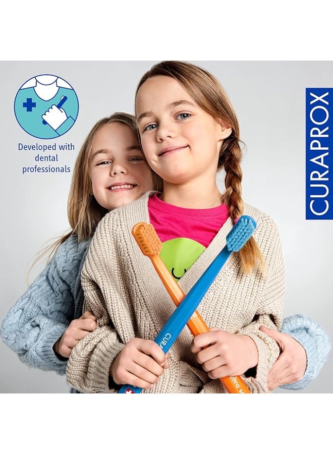 Curaprox Kids Toothbrush – Ultra-Soft Bristles for Gentle Cleaning Multicolor - Image 4