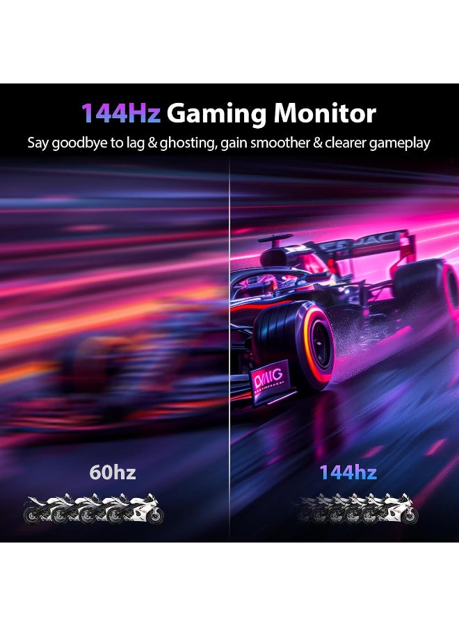 16.1 Inch Portable Monitor 144Hz – FHD 1080P Laptop Screen Extender with HDR, Ultra Slim Design, USB-C & HDMI, 100% sRGB, 300nits, Game & Work Dual Mode – 144Hz Portable Display for Laptop  - Image 2
