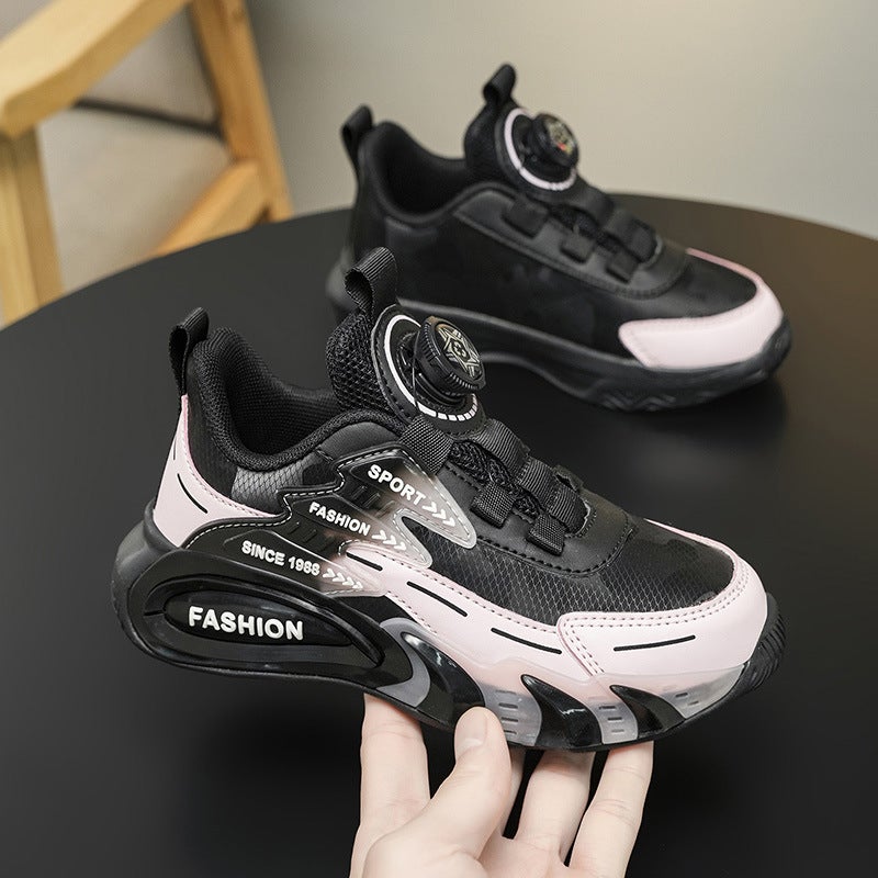 Mesh Sneakers Lightweight Flexible Sole Walking Shoes For Kids Indoor And Outdoor Activities - Image 1
