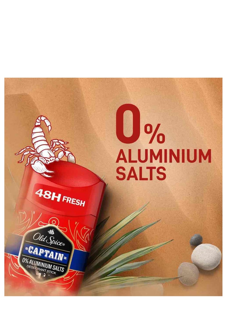Old Spice Pack Of 2 Old Spice stick deodorant 50 ml Captain  - Image 3