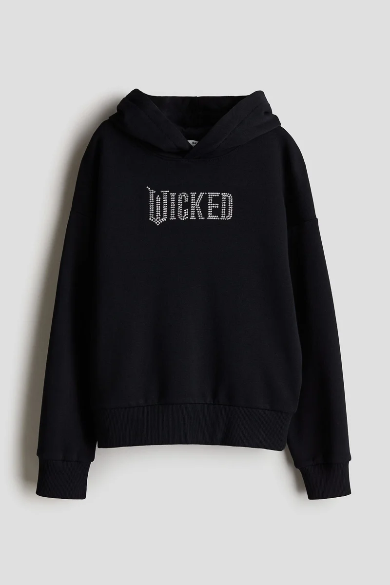 اتش اند ام Oversized Printed Hoodie