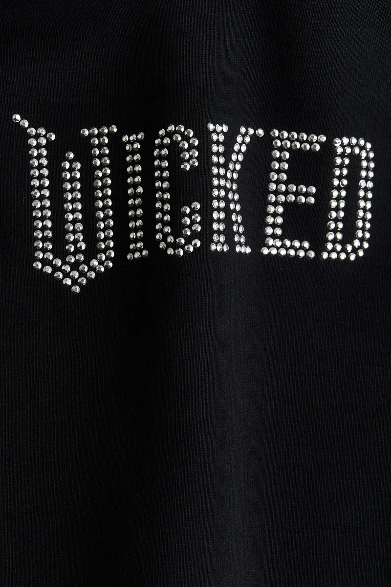 اتش اند ام Oversized Printed Hoodie