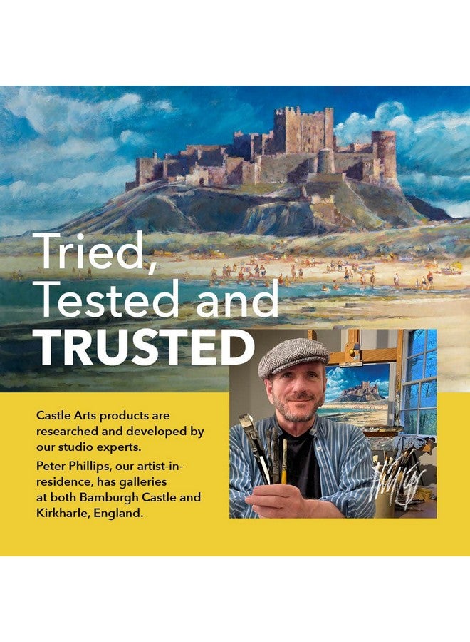 Castle Art Supplies 72 Colored Pencils Zipper-Case Set | Quality Soft Core Coloring Pencils For Adults, Professionals And Colorists | In Neat, Strong Carry-Anywhere Zipper Case - Image 5