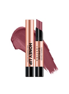Fashion Colour Supreme Lasting Honey Lip Non-Transfer Lipstick 2.6g 18 Creamy Shades 317-Deep Jujupe  - Image 1