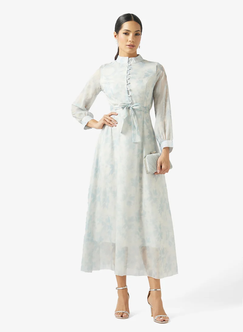 Khizana  Floral Print A-line Dress for Women | Best Price UAE
