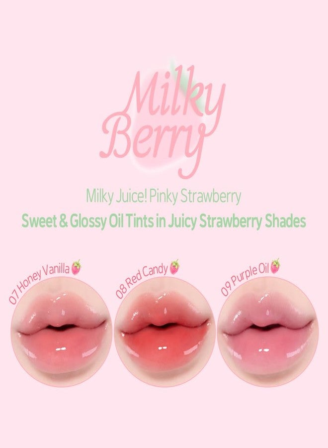 ETUDE Dear Darling Oil Tint #8 Red Candy (0.14 fl.oz) | High Moisturizing and Strong Hydrating Lip Oil/Lip Gloss | Smooth and Moist Lips | Non-Sticky Lip Oil Tint For Dry Lips | Korean Makeup - Image 2
