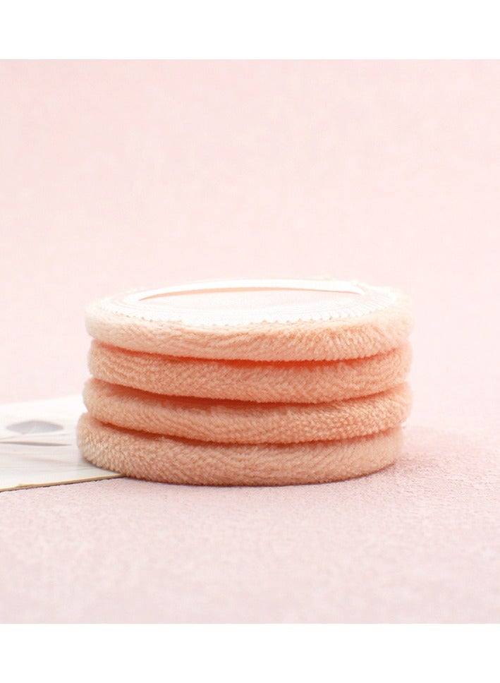 Ucanbe 6-Pack Small Round Cotton Velvet Pressed Powder Puff – Soft & Durable, Ideal for Loose & Setting Powder - Image 5