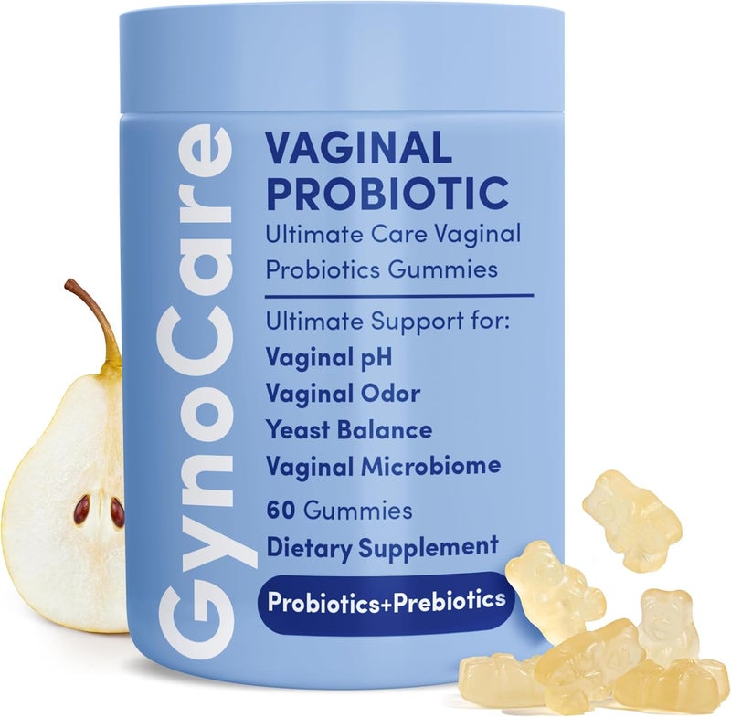 Terramed Just Think Comfort Vaginal Probiotics Gummies for Women  pH Balance  Odor Support  Prebiotics and Probiotics for Women  Female Vaginal Supplement for ph Balance and Vaginal Health  60 Gummies - Image 1