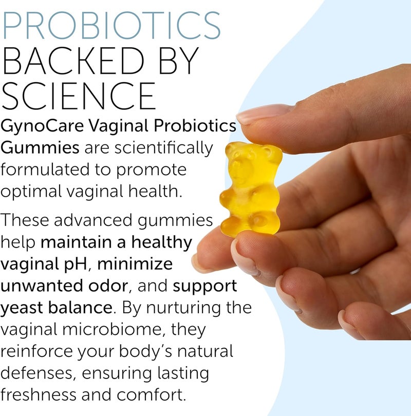 Terramed Just Think Comfort Vaginal Probiotics Gummies for Women  pH Balance  Odor Support  Prebiotics and Probiotics for Women  Female Vaginal Supplement for ph Balance and Vaginal Health  60 Gummies - Image 2
