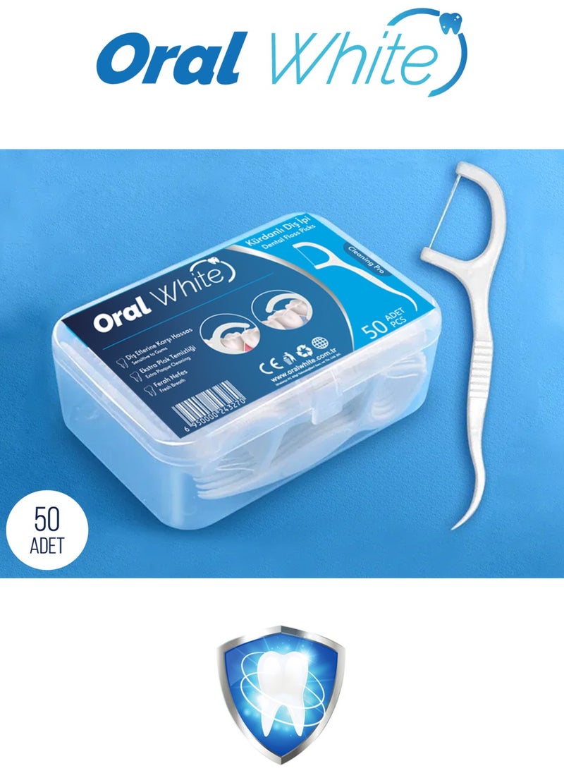 Oral White - Cleaning Pro Dental Floss Plain - Image 1