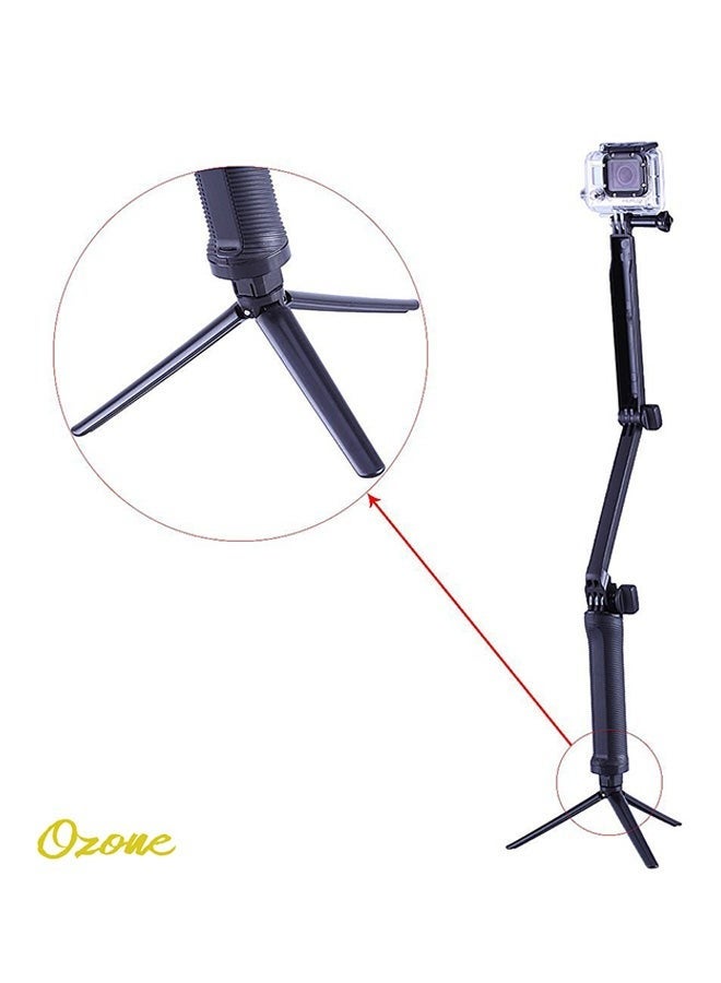 Captaintech 3 Way Stabilizer Grip Monopod Extension Arm With Mini Tripod For GoPro HERO4/HERO3 Black - Image 3