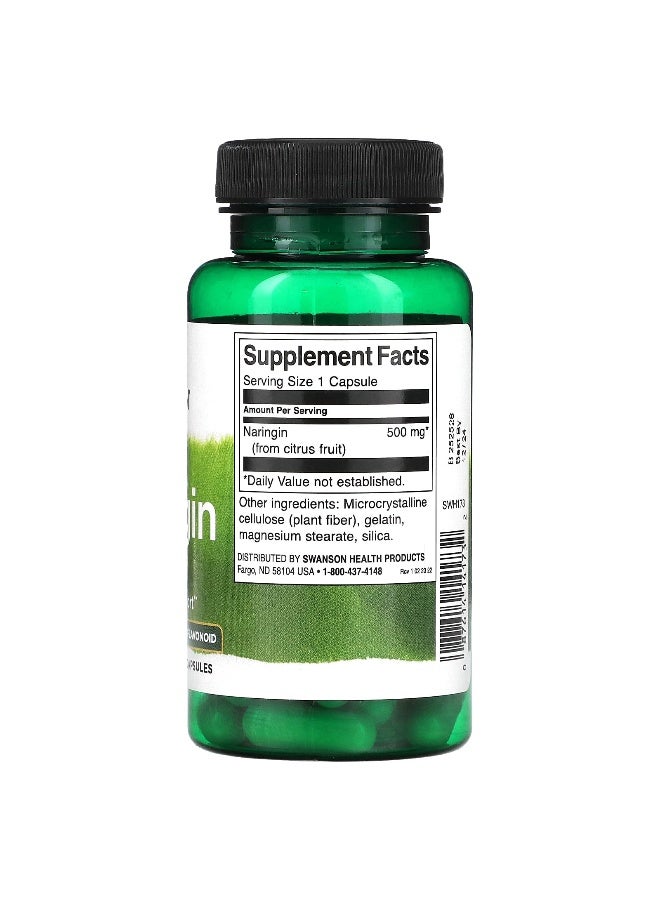 Swanson, Naringin, 500 mg, 60 Capsules - Image 2