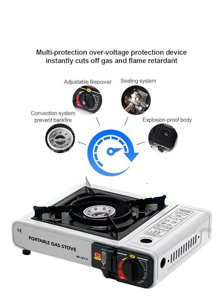 founder Camping gas adapter and Portable backpack with memory bag for carrying and storage - Image 2