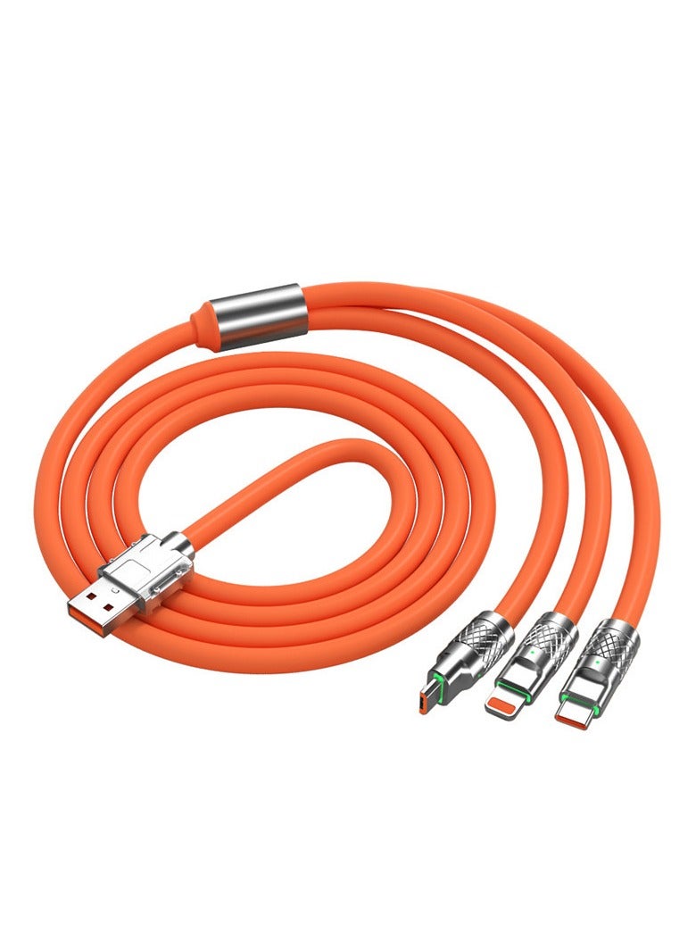 Bold three-in-one data cable 120W super fast charge