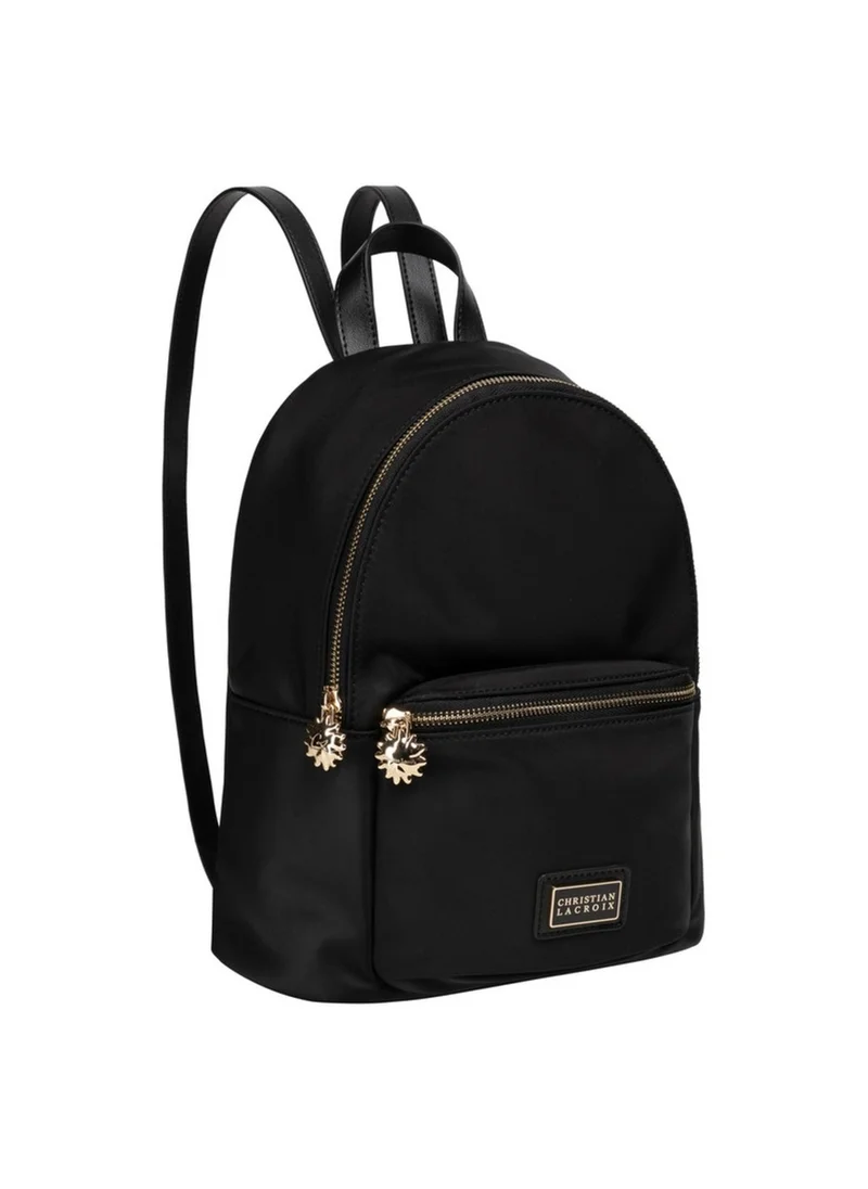 Christian Lacroix Women's Solombra Nylon & Leather Daypack - Black
