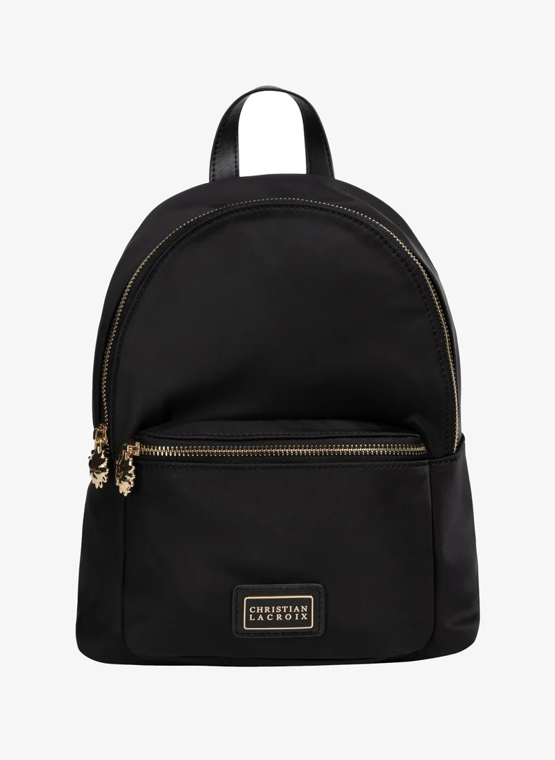 Christian Lacroix Christian Lacroix Women's Solombra Nylon & Leather Daypack - Black