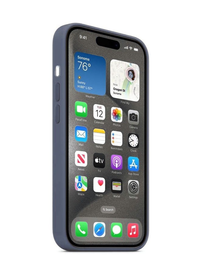 KASTWAVE - iPhone 15 Pro Max Silicone Case Cover, Liquid Gel Soft Ultra Slim Shockproof Back Cover Full Body Protection, Easy To Disassemble - Image 1