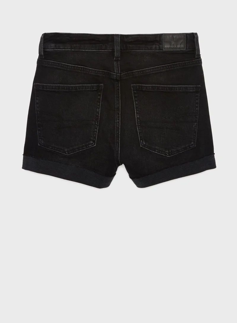امريكان ايجل Pocket Detail Denim Shorts