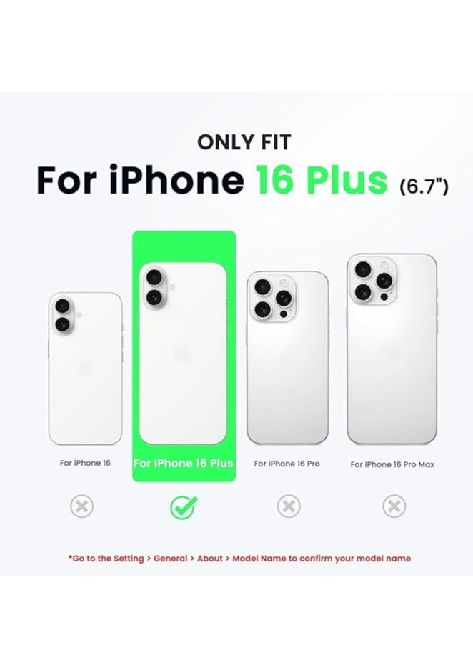 ELTRAZONE Premium Soft Liquid Silicone Case for iPhone 16 Plus – Silky and Soft Touch Series Full-Body Protective Bumper (Black) - Image 2