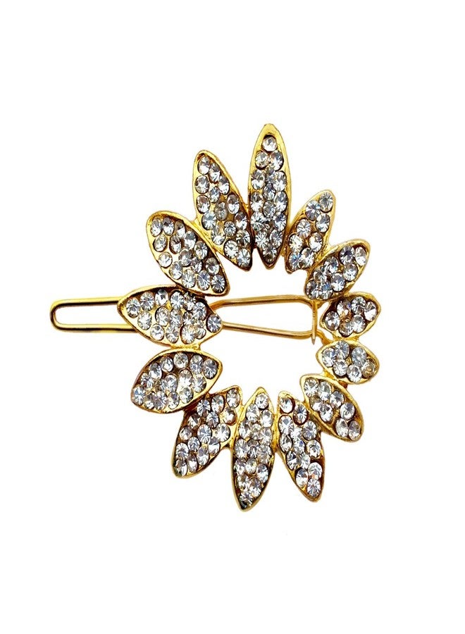 FURE Crystal Halo Wire Clasp Hair Pin - Image 1