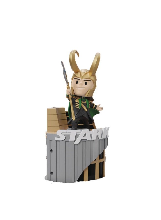 BEAST KINGDOM The Infinity Saga Stark Tower: Loki MEA-058 Mini Egg Attack Figure - Image 1