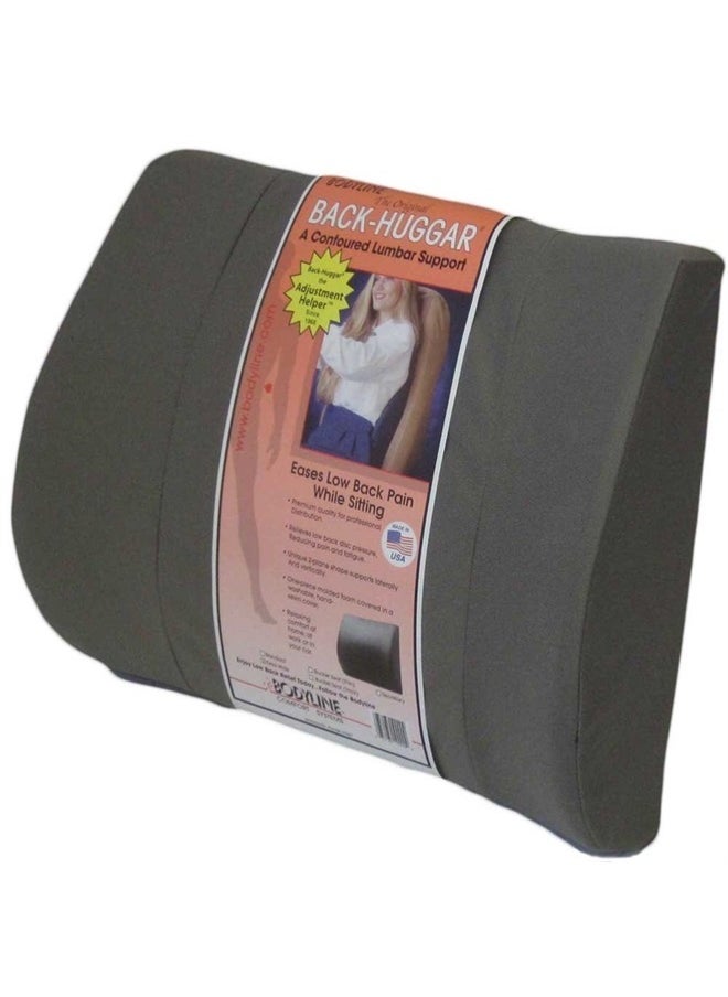 Bodyline Back-Huggar - Traditonal/Regular Style - The Original Lumbar Cushion - Black  - Image 1