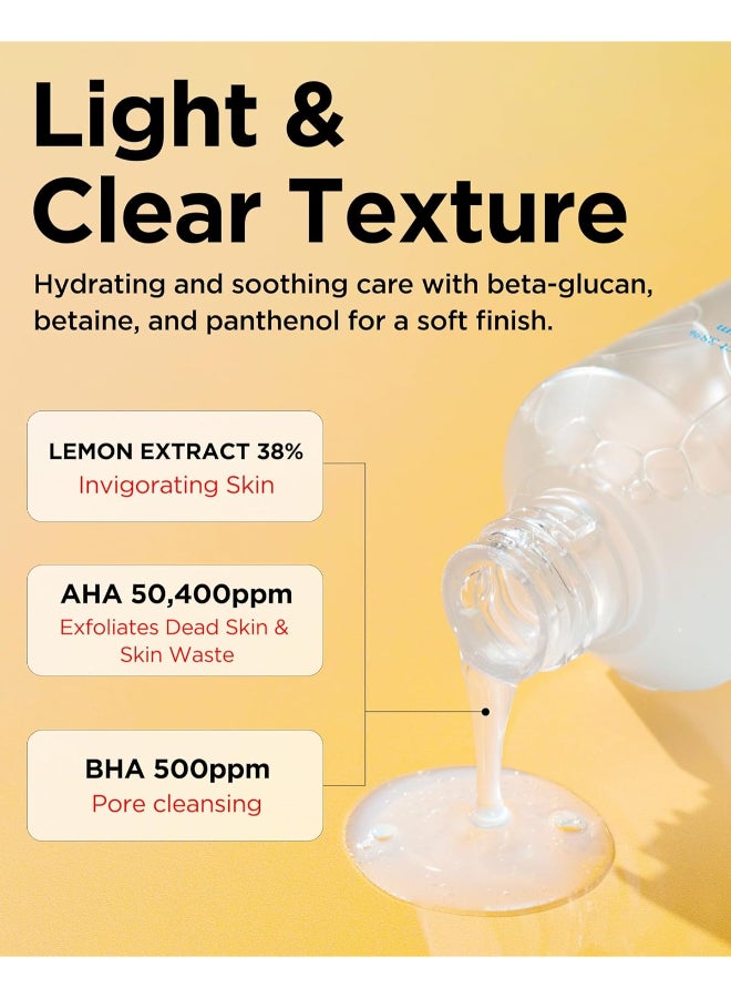 Tocobo Aha Bha Lemon Toner 150Ml - Image 3
