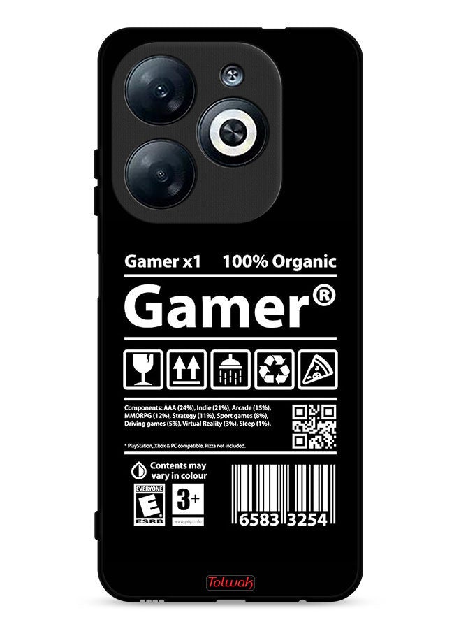 Tolwak Infinix Smart 8 4G Protective Case Cover Gamer Sticker - Image 1