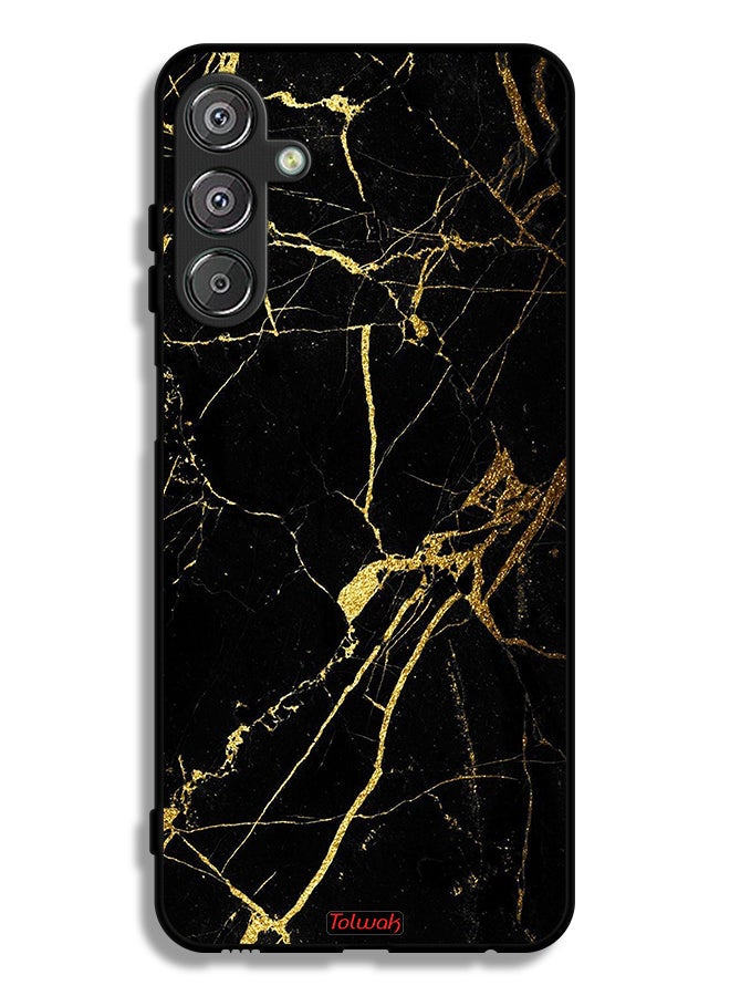 Tolwak Samsung Galaxy F15 5G Protective Case Cover Crack Marble - Image 1