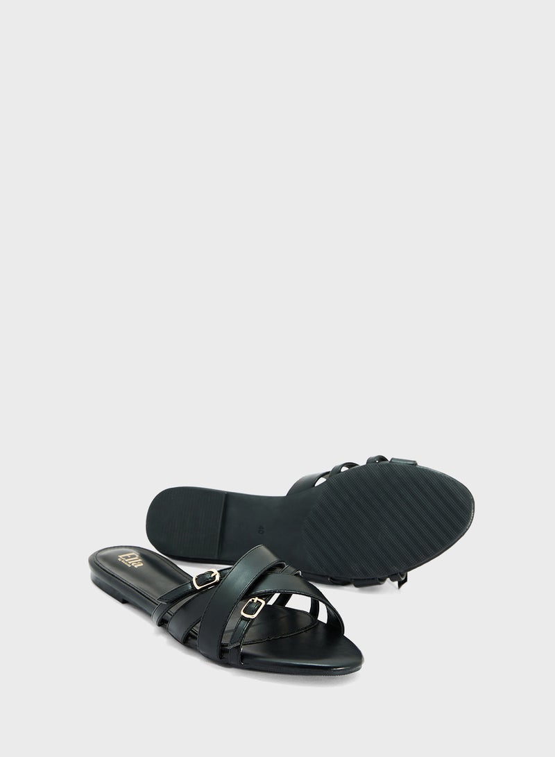 ELLA Crossover Strap Sandal  - Image 3