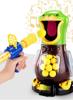 GROIC Duck Shooting Toys for Kids Toy Popper Gun with Target Score Indicator Colourful Light and Sound, Interactive Competition Game Gift for Kids  - Image 2