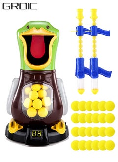GROIC Duck Shooting Toys for Kids Toy Popper Gun with Target Score Indicator Colourful Light and Sound, Interactive Competition Game Gift for Kids  - Image 1