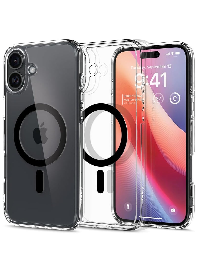 Spigen Ultra Hybrid MagFit for iPhone 16 Plus Case Cover with MagSafe (2024) - Black  - Image 1