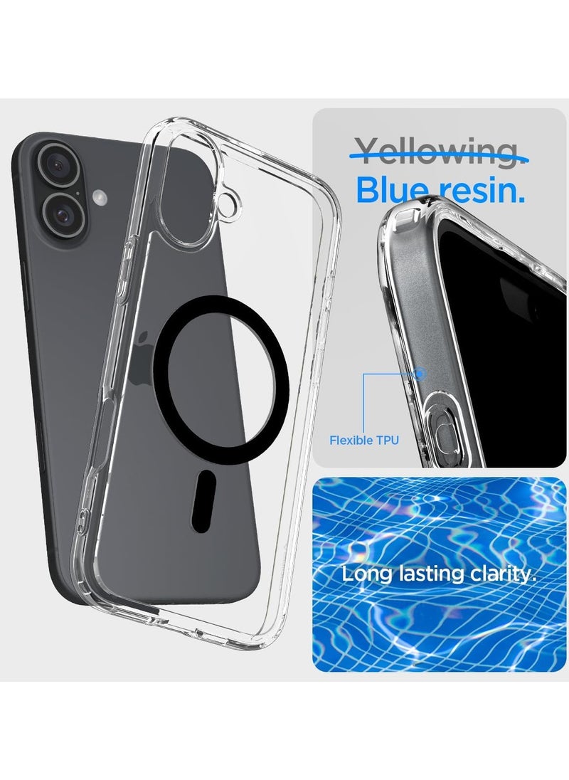 Spigen Ultra Hybrid MagFit for iPhone 16 Plus Case Cover with MagSafe (2024) - Black  - Image 4