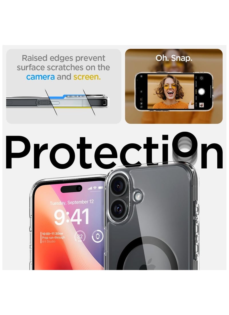 Spigen Ultra Hybrid MagFit for iPhone 16 Plus Case Cover with MagSafe (2024) - Black  - Image 5