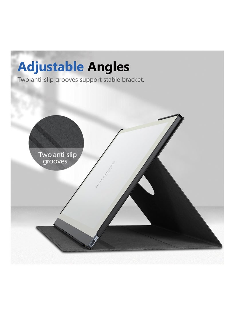 My Choice 360° Folding Case Cover with Pen Slot for Remarkable 2 10.3inch- Black - Image 2