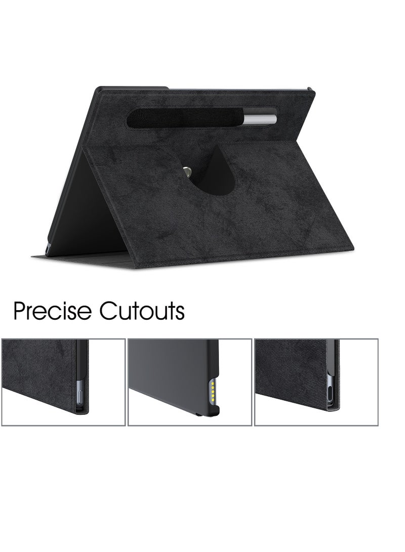 My Choice 360° Folding Case Cover with Pen Slot for Remarkable 2 10.3inch- Black - Image 4