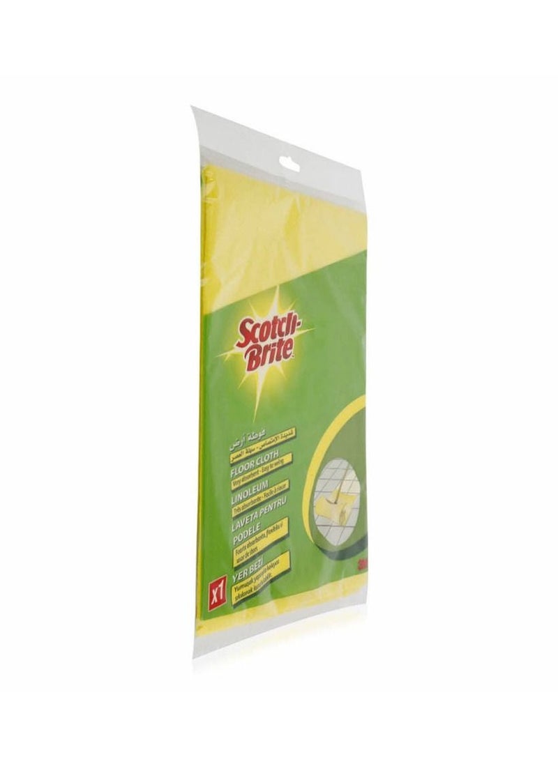 Scotch Brite Floor Cloth, Yellow, 60x40 cm, Pack of 1  - Image 3