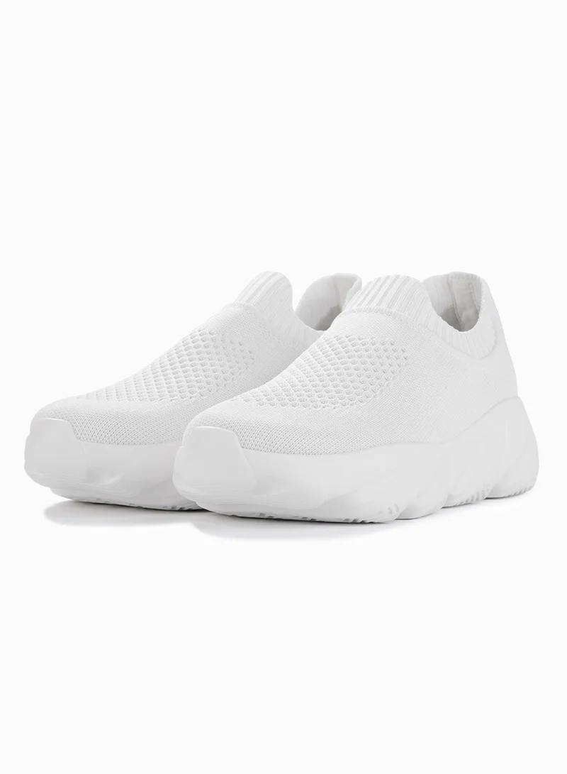 DUOZOULU White Lightweight Daddy Shoes  | Best Price UAE