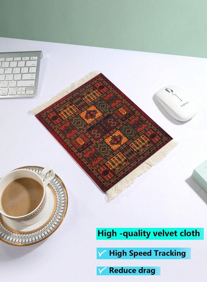 Brutelle V60 Coffee Mat Arabic Style Absorbent Insulated Coaster Coffee or Tea Coaster Table Mat Heat Resistant Drying Non-slip Coffee Coaster Suitable for Coffee Machine, Coffee Pot, Coffee Accessories, Ideal for Office Home Coffee Corner and Pour-over coffee1 Piece - Image 5