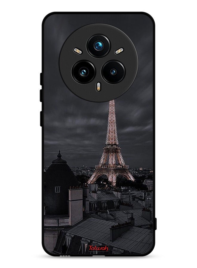 Tolwak Realme 14 Pro Plus 5G Protective Case Cover Eiffel Tower In Night