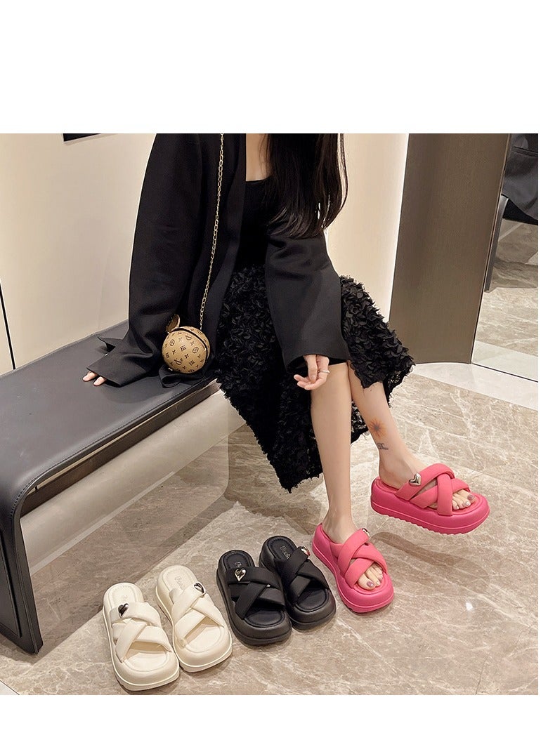 Women's Designer Style Comfortable Thick Soled Sandals - Image 5