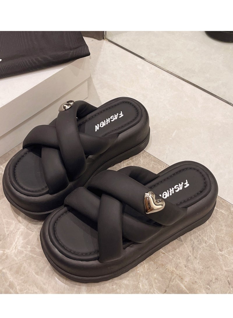 Women's Designer Style Comfortable Thick Soled Sandals - Image 1