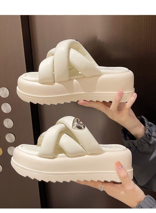 Women's Designer Style Comfortable Thick Soled Sandals - Image 4