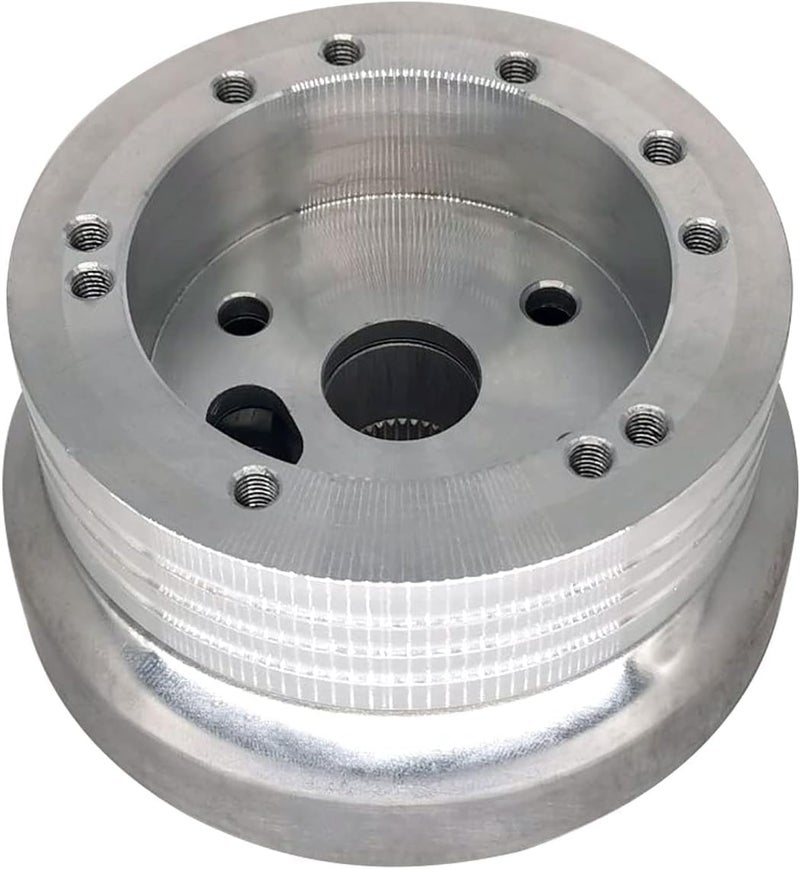 LicBund 5/6 Hole Steering Wheel Hub Adapter Installation Kit for GMC Chevy Pontiac Truck Pickup - Silver - Image 4